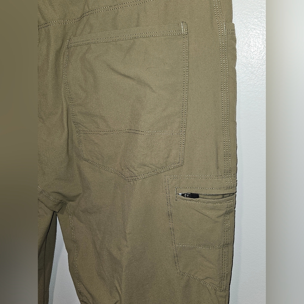Patagonia Men’s Hiking Pants Khaki Color Lightweight Nylon Spandex Mens 32/32 - Picture 8 of 13